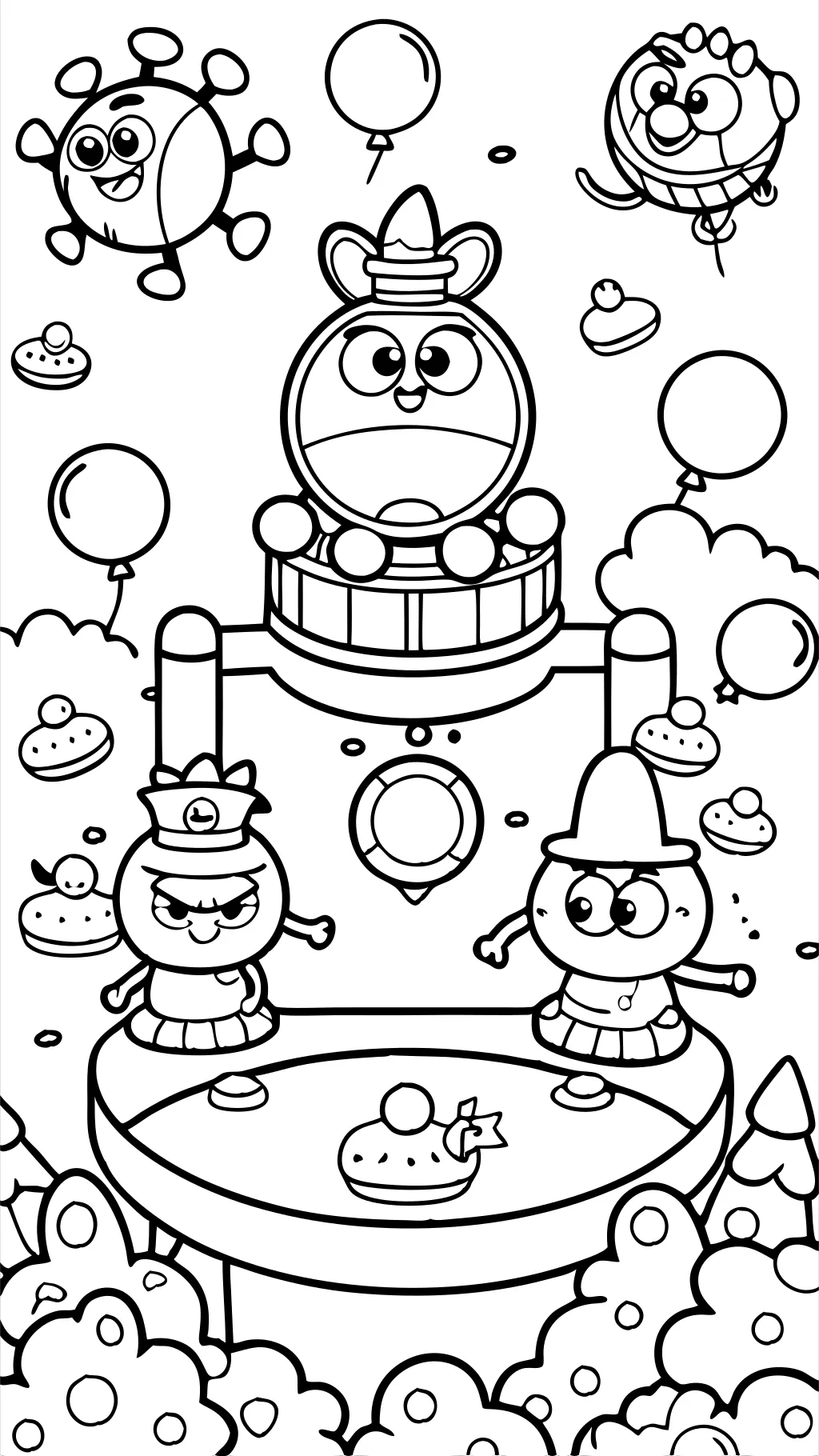 fall guys coloring pages